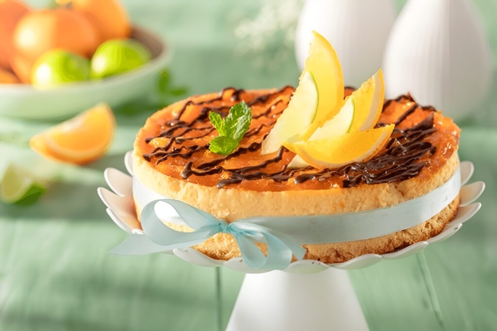 Creamy Keto Orange Cheesecake Gluten Free