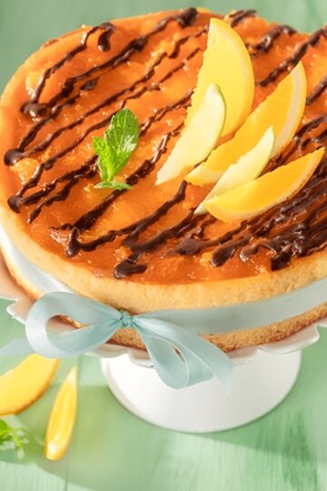 Creamy Keto Orange Cheesecake Gluten Free