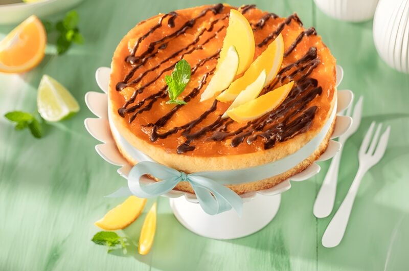 Creamy Keto Orange Cheesecake Gluten Free