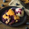 Healthy Low Carb Blueberry Cobbler