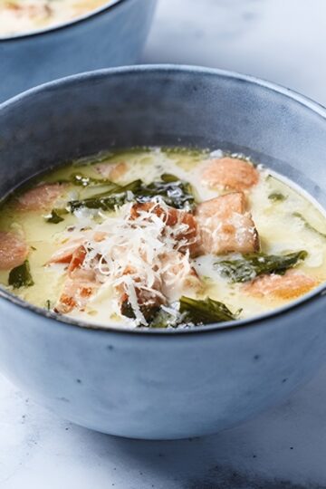 Keto Creamy Zuppa Toscana Soup