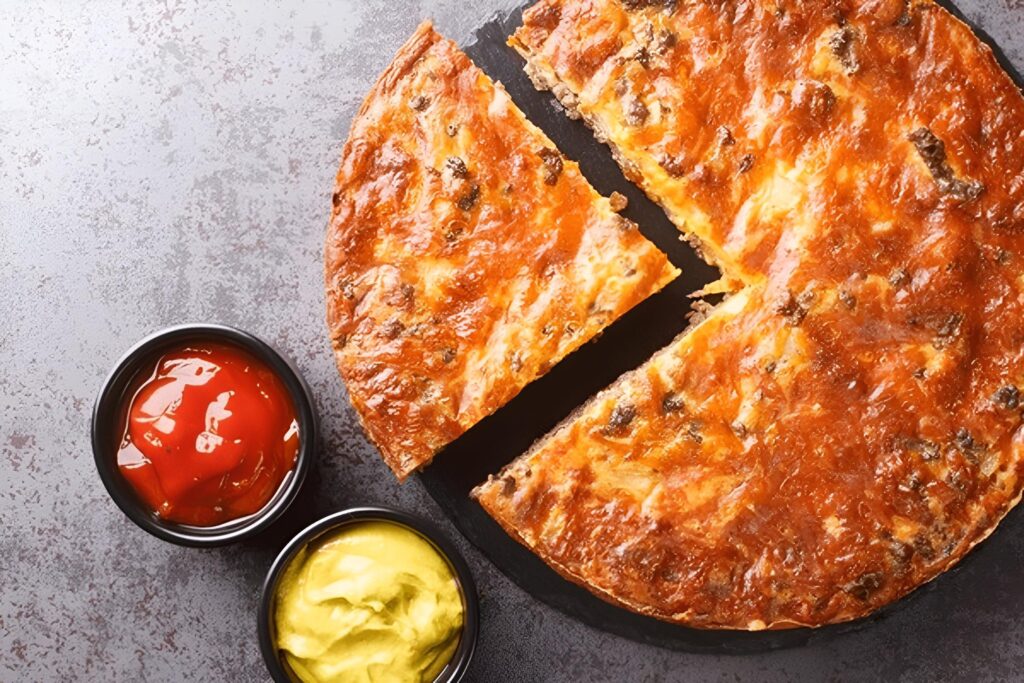 Keto Crustless Cheeseburger Pie 1