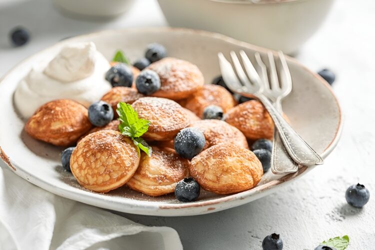 Keto Mini Blueberry Pancake Bites
