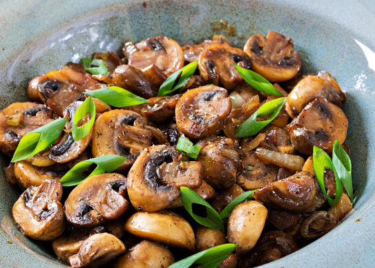 Keto Garlic Butter Roasted Mushrooms 1