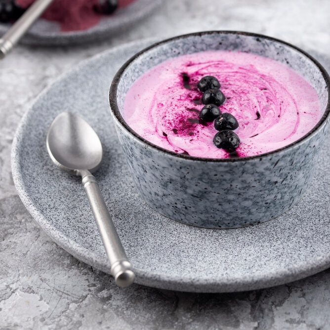 Keto Low Carb Blueberry Cheesecake Mousse 1