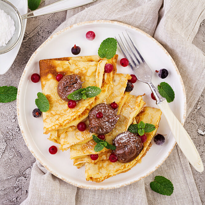 Low Carb Keto Cream Cheese Crepes 2