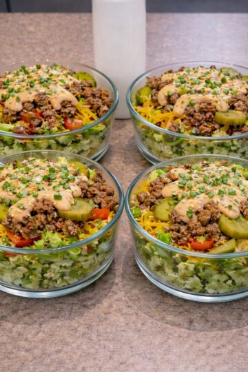 Homestyle Big Mac Protein Bowl