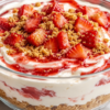 No-Bake Strawberry Cheesecake Box Dessert