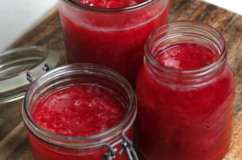 Quick Strawberry Rhubarb Jam