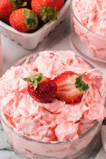 Keto 3 Ingredient Low Carb Strawberry Fluff